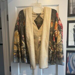 Johnny Was Graceful Galavant Hooded Sherpa Jacket XL